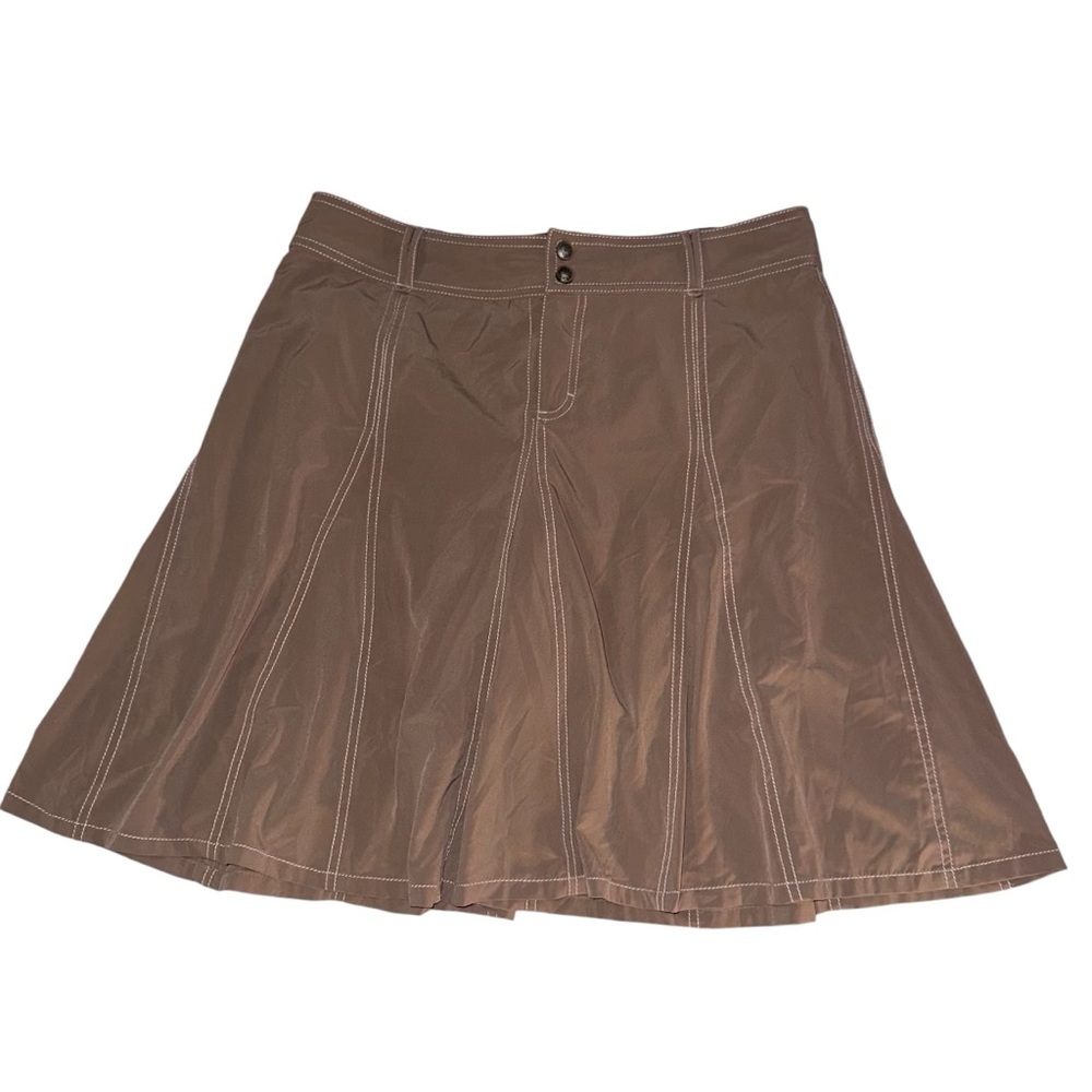 Athleta Brown A-Line Skirt